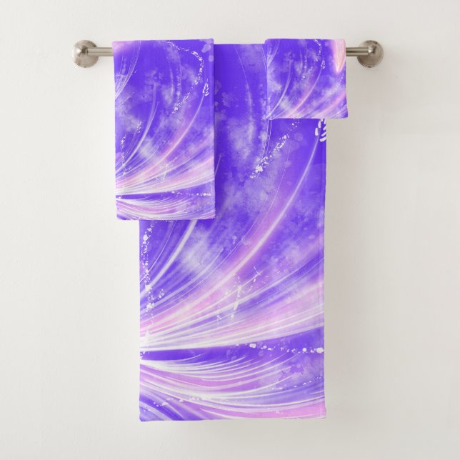 Conjunto De Toalhas Ângulos de Grelha - Perigo Roxo (Insitu)