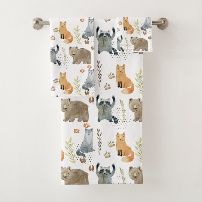Conjunto De Toalhas Animais de Peste Cura (Insitu)