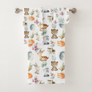 Conjunto De Toalhas Animais de Peste Cura