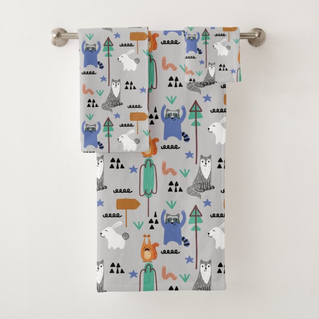 Conjunto De Toalhas Animais de Peste Cura (Insitu)