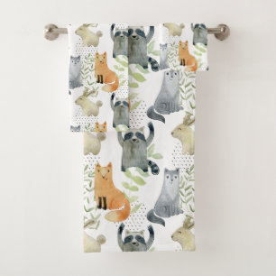 Conjunto De Toalhas Animais de Peste Cura