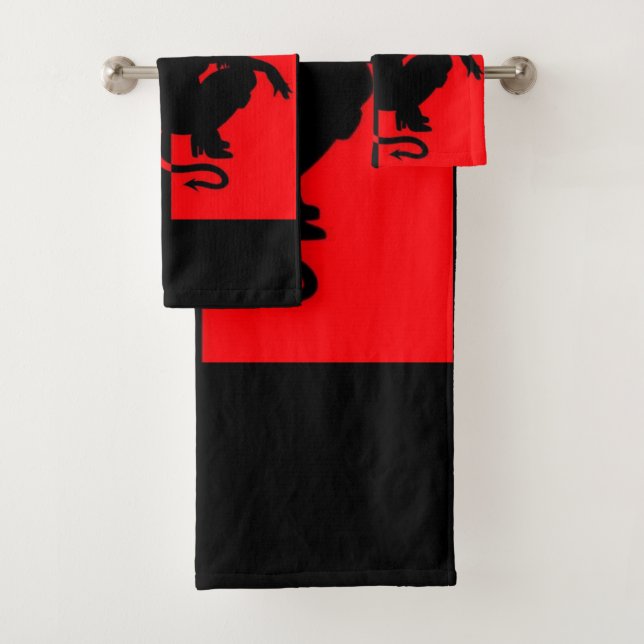 Conjunto De Toalhas Anjo ou demônio (Insitu)