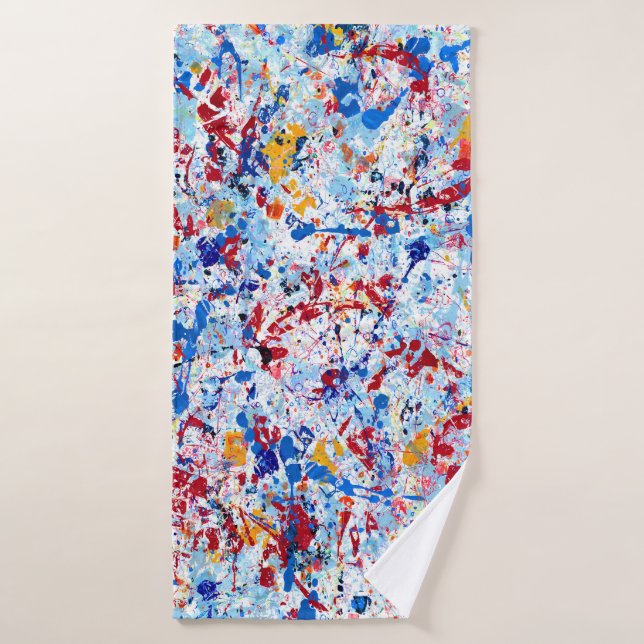 Conjunto De Toalhas Annelisa No. 12 Abstrato Bath Towel (Toalha de Banho)