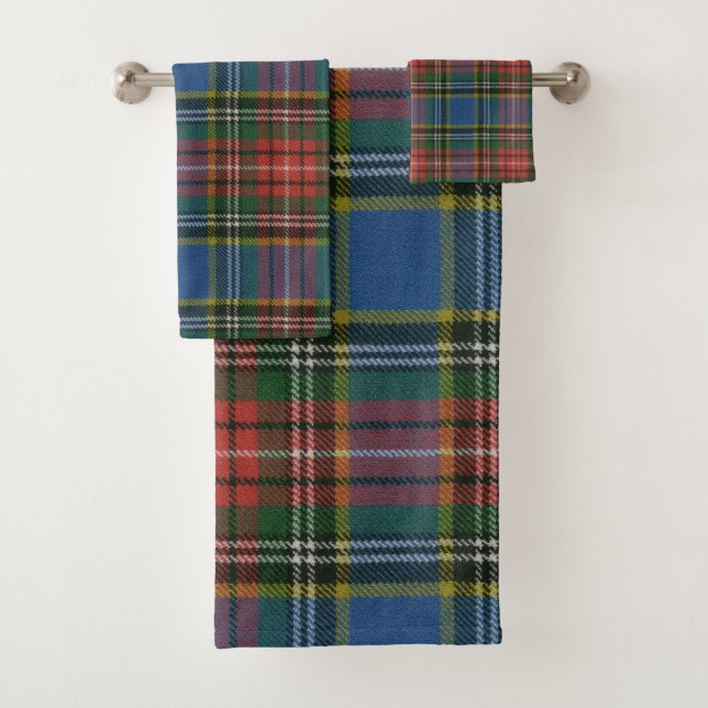 Conjunto De Toalhas Anterior Tartan MacBeth (Insitu)