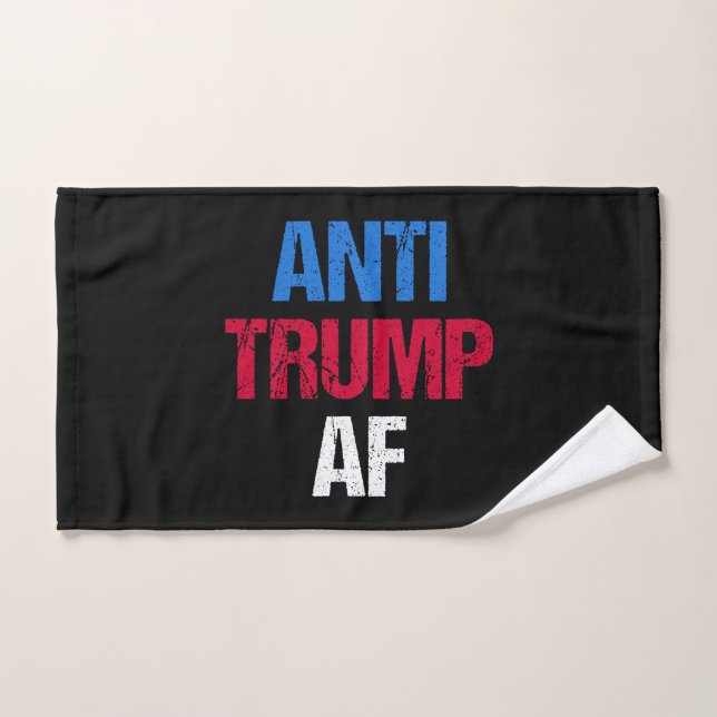 Conjunto De Toalhas Anti-Trump AF I (Toalha de mão)