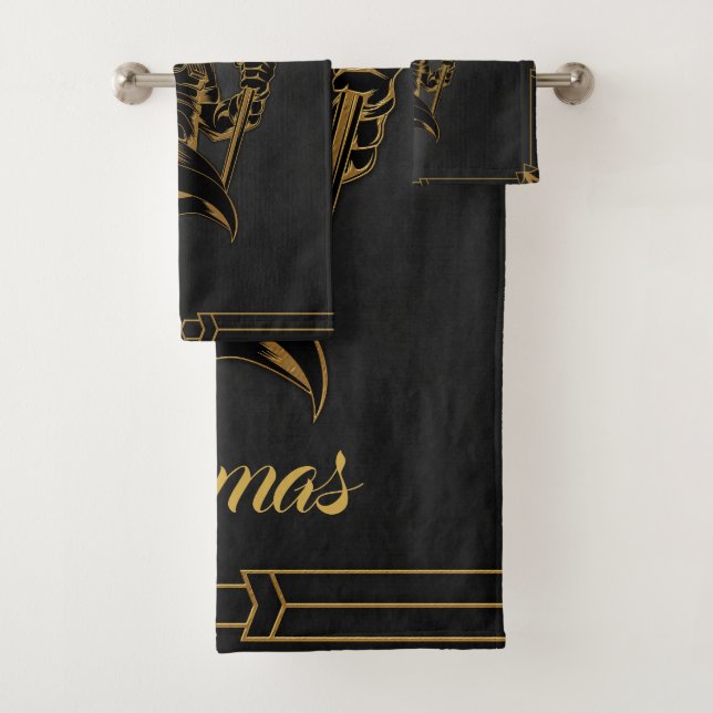 Conjunto De Toalhas Anubis antigo do Egito. (Insitu)