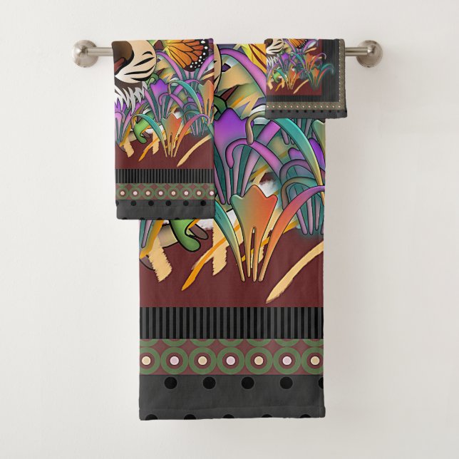 Conjunto De Toalhas Apenas Cheirando as Flores Novidade  (Insitu)