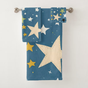 Conjunto De Toalhas Apenas Estrelas