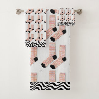 Conjunto De Toalhas Apenas Meias Cute Kids Bath Totoset