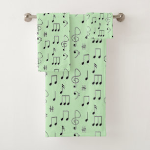 Conjunto De Toalhas Apenas Notado Verde