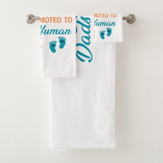 Conjunto De Toalhas Apenas Os Melhores Pais De Gato São Promovidos Par (Insitu)