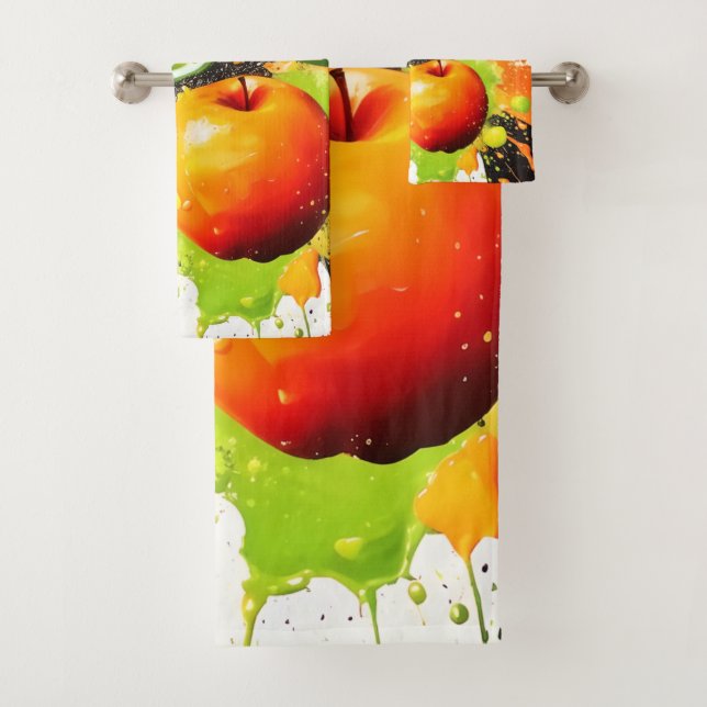 Conjunto De Toalhas Apple e Citrus Burst (Insitu)