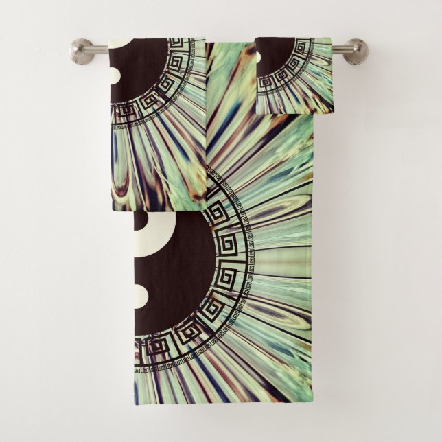 Conjunto De Toalhas Apresentação de cores Yin Yang (Insitu)