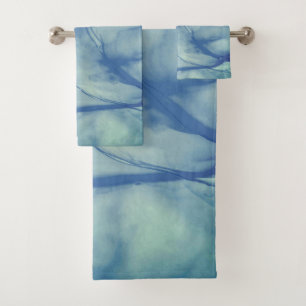 Conjunto De Toalhas Aqua em camadas
