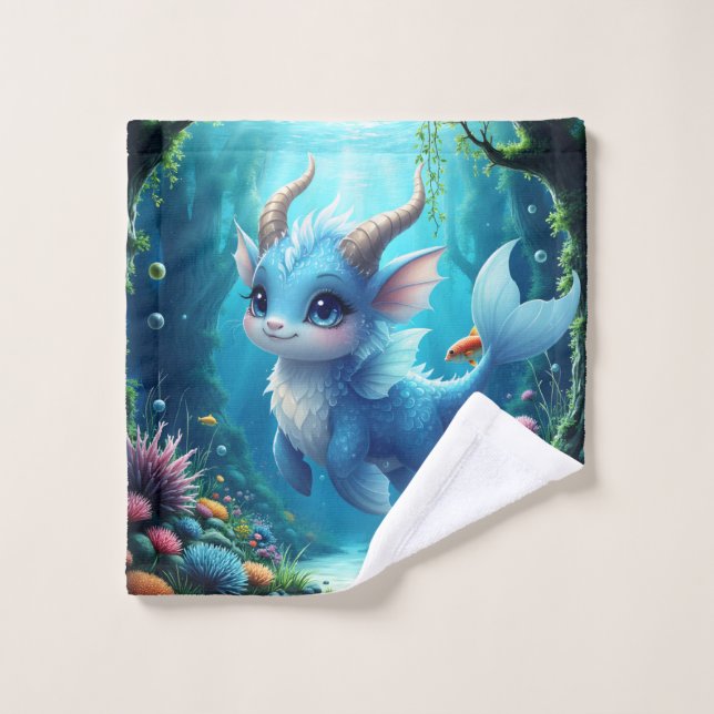 Conjunto De Toalhas Aqualumi – Keeper of Coral Dreams.  (Pano de lavar)