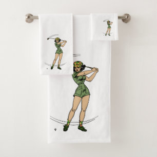 Conjunto De Toalhas Aquecimento para a dama de golfe