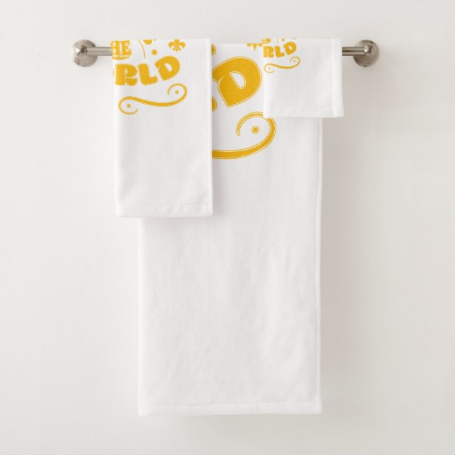 Conjunto De Toalhas Aqui está o mundo (Insitu)