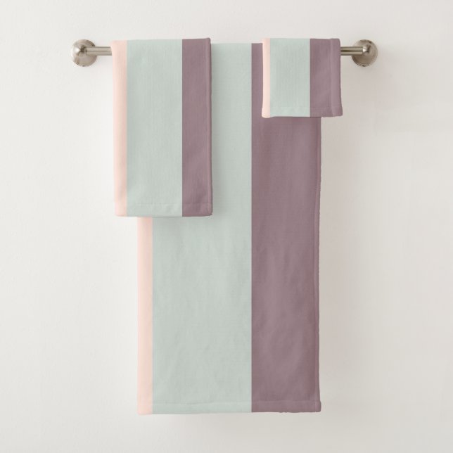 Conjunto De Toalhas arco-íris pastel (Insitu)