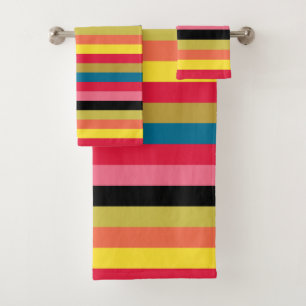 Conjunto De Toalhas Arco-Íris Quedas de Água Bandas Bandas