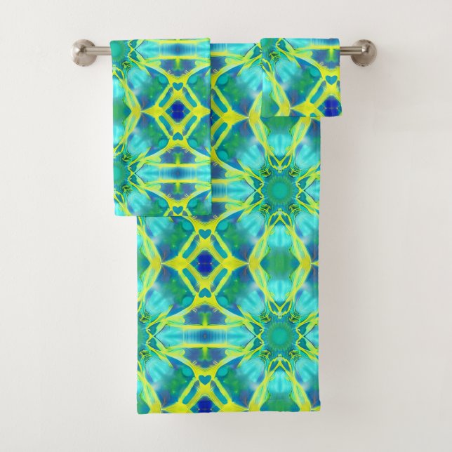 Conjunto De Toalhas Areia, Corante Azul Cobalto e Corante Amarelo (Insitu)