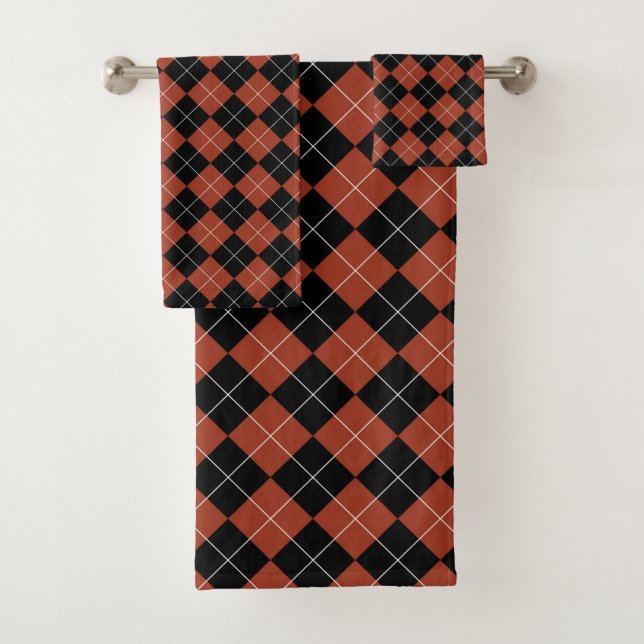 CONJUNTO DE TOALHAS ARGYLE (Insitu)