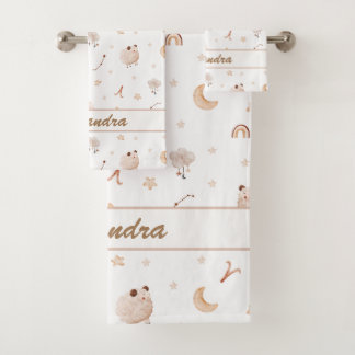 Conjunto De Toalhas Aries Baby Soft e Snuggly para Little Rams