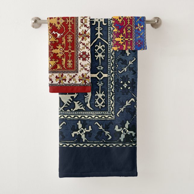 Conjunto De Toalhas Armênio Folk Art Towel (Insitu)