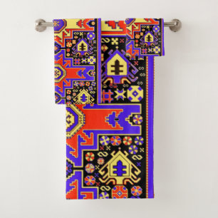 Conjunto De Toalhas Armênio Folk Art Towel