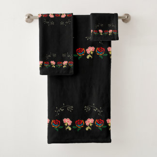 Conjunto De Toalhas Armênio Folk Art Towel Set 16