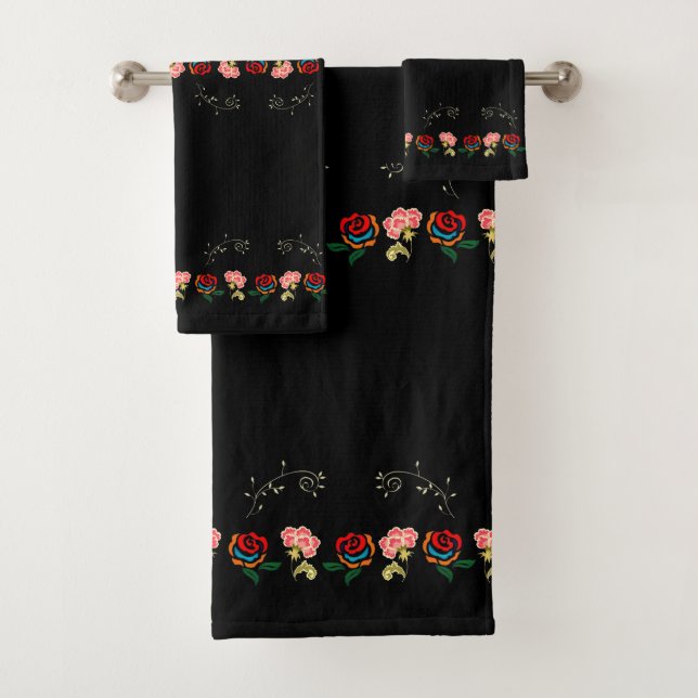 Conjunto De Toalhas Armênio Folk Art Towel Set 16 (Insitu)