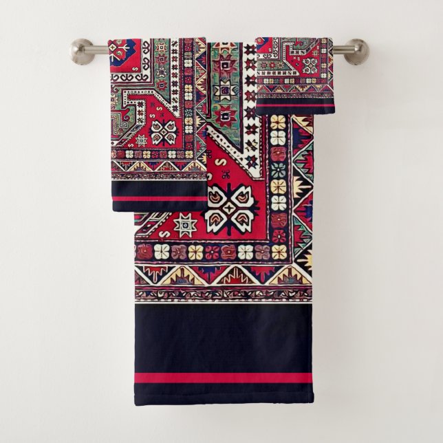Conjunto De Toalhas Armênio Folk Art Towels (Insitu)