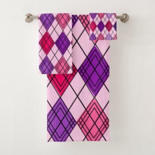 Conjunto De Toalhas Art Deco Argyle