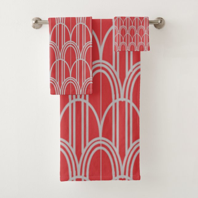 Conjunto De Toalhas Art Deco Domes (Insitu)