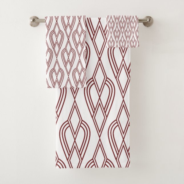 Conjunto De Toalhas Art Deco Flowerbeds (Insitu)