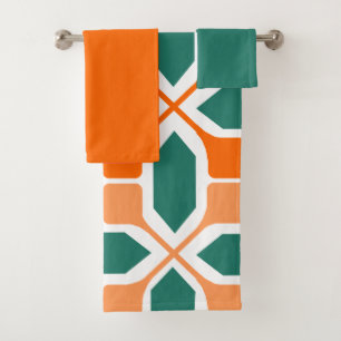 Conjunto De Toalhas Art Deco Mosaic Bath Totol