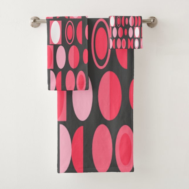 Conjunto De Toalhas Art Deco Oval (Insitu)