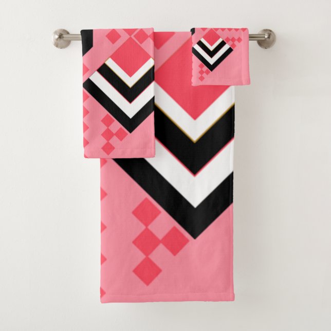 Conjunto De Toalhas Art Deco Quilt (Insitu)