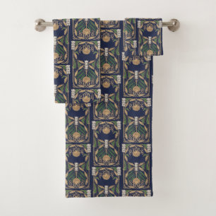 Conjunto De Toalhas Art Nouveau Seashell