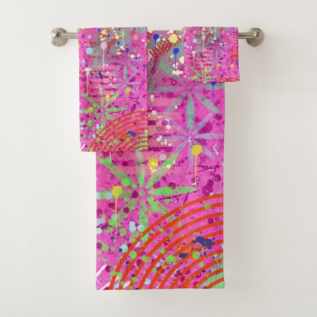 Conjunto De Toalhas Arte abstrata: Sonhos de Verão (Insitu)