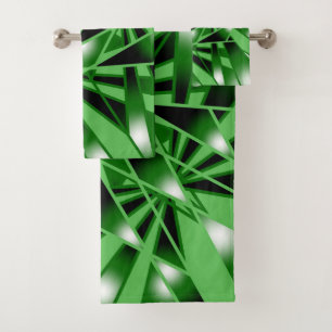 Conjunto De Toalhas Arte de Desenho em Perspectiva com Preenchimento d