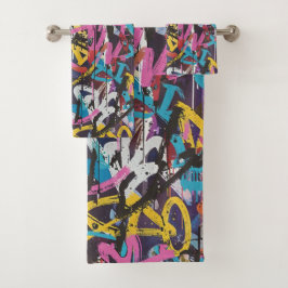Conjunto De Toalhas Arte de Grafite