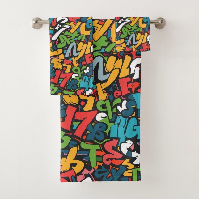 Conjunto De Toalhas Arte de Grafite (Insitu)