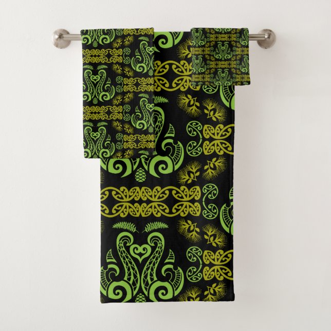 Conjunto De Toalhas Arte Nova Zelândia (Insitu)