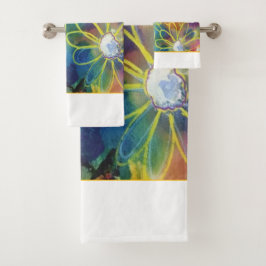 Conjunto De Toalhas Arte original moderna Bath Towel Set