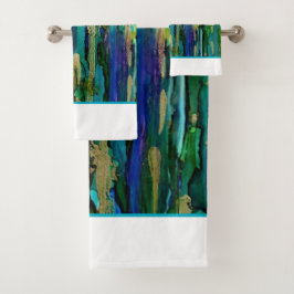 Conjunto De Toalhas Arte original moderna Bath Towel Set