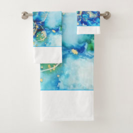 Conjunto De Toalhas Arte original moderna Bath Towel Set