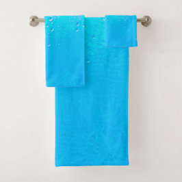 Conjunto De Toalhas Arte para Oceans Aqua Bath Towels