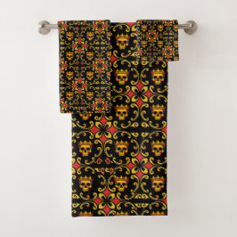 Conjunto De Toalhas Arte Pop Gótica