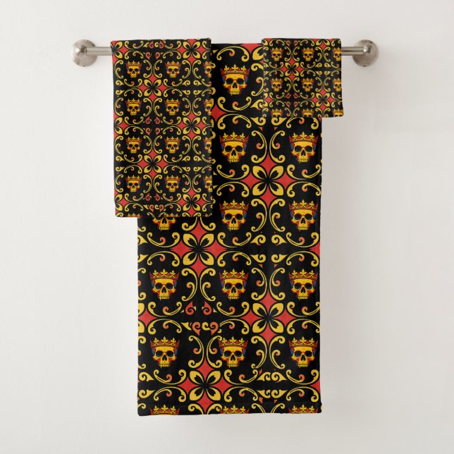 Conjunto De Toalhas Arte Pop Gótica (Insitu)