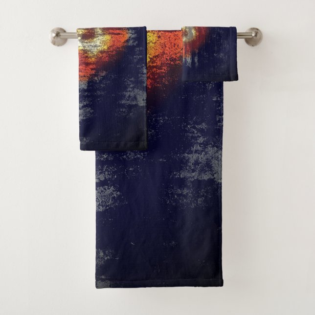 Conjunto De Toalhas Arte Resiliente do Bitcoin (Insitu)